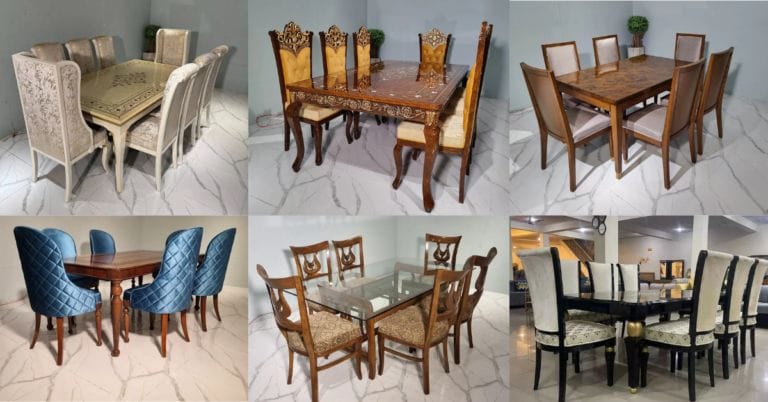 Latest Dining Table Designs in Pakistan – Lahore Furniture 2024